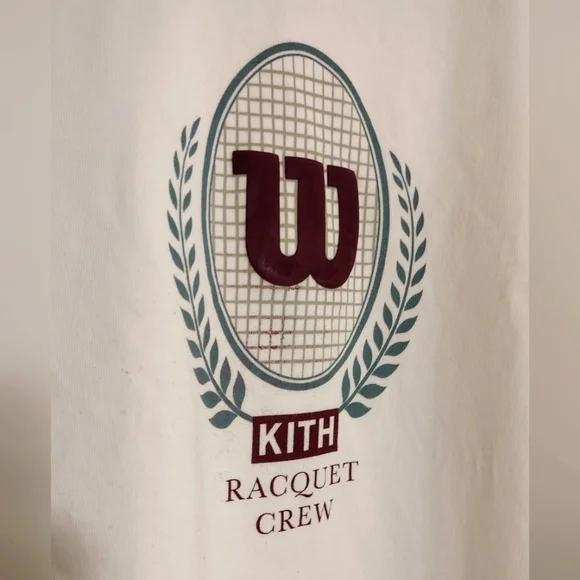 Kith X Wilson 2021 Raquet Crew Tshirt - Picture 4 of 6